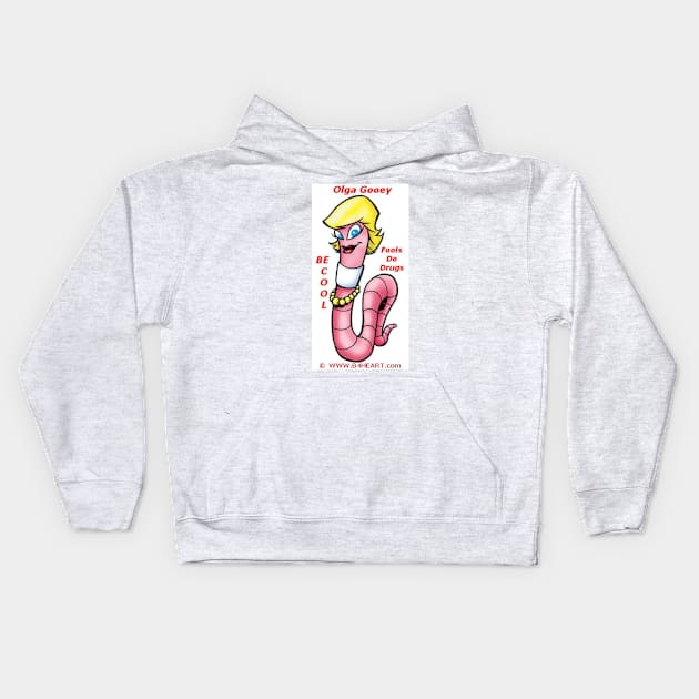 Olga - Anti-Drugs Kids Hoodie by b4heart